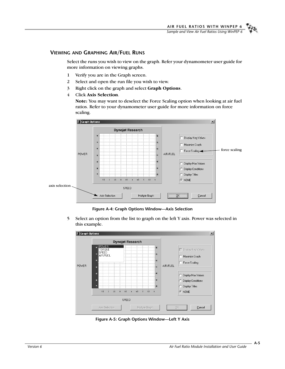 Viewing and graphing air/fuel runs | Dynojet Air Fuel Ratio Module User Manual | Page 33 / 36