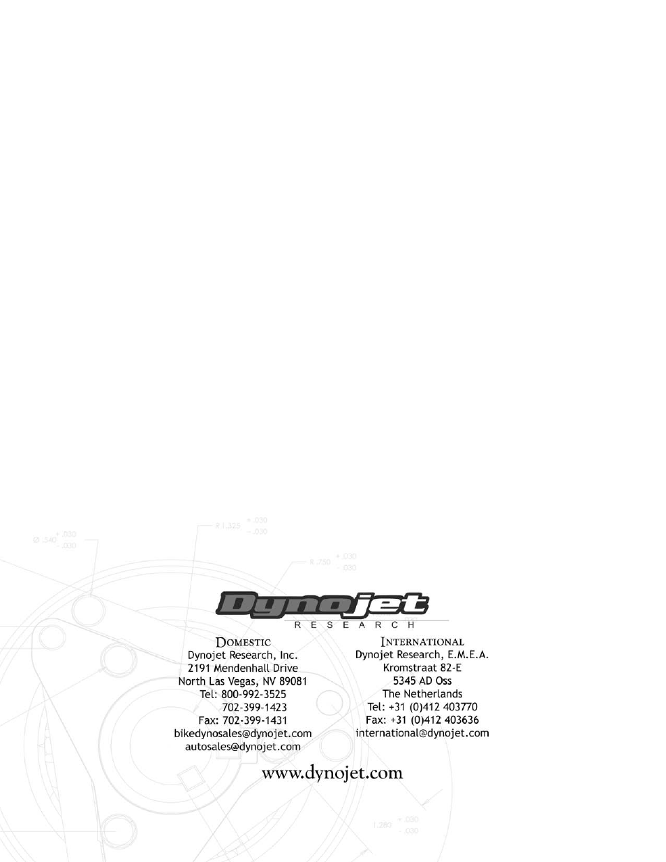 Dynojet Analog Module User Manual | Page 21 / 21