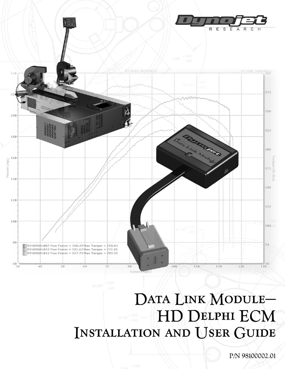 Dynojet Data Link Module - HD Delphi ECM User Manual | 18 pages