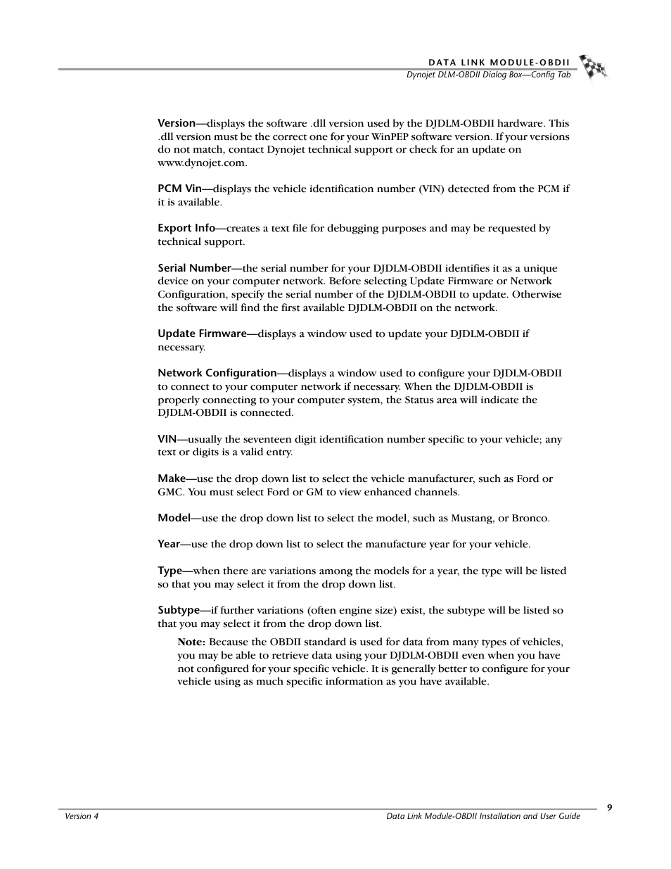 Dynojet Data Link Module - OBDII User Manual | Page 13 / 33