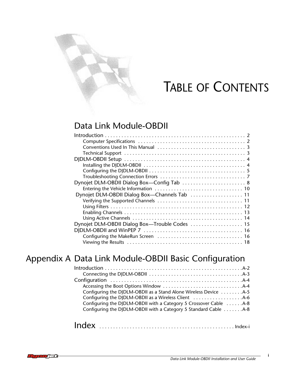 Dynojet Data Link Module - OBDII User Manual | Page 3 / 33