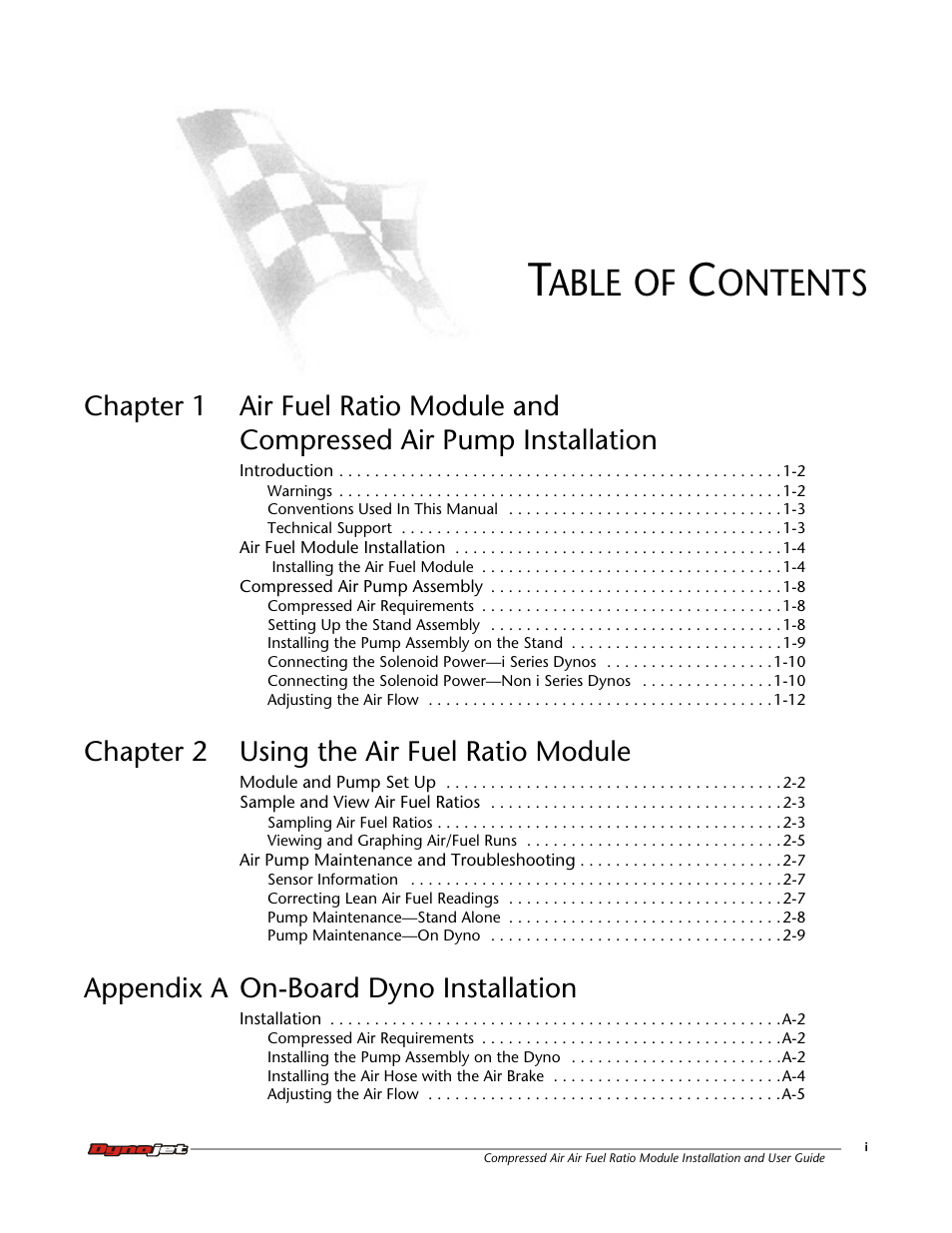 Dynojet Compressed Air Air/Fuel Ratio Module User Manual | Page 3 / 33