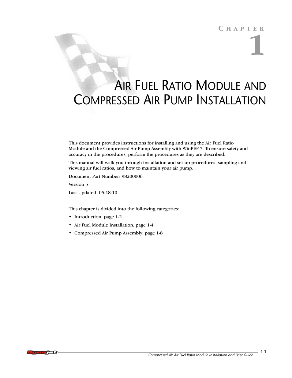 Dynojet Compressed Air Air/Fuel Ratio Module User Manual | Page 5 / 33