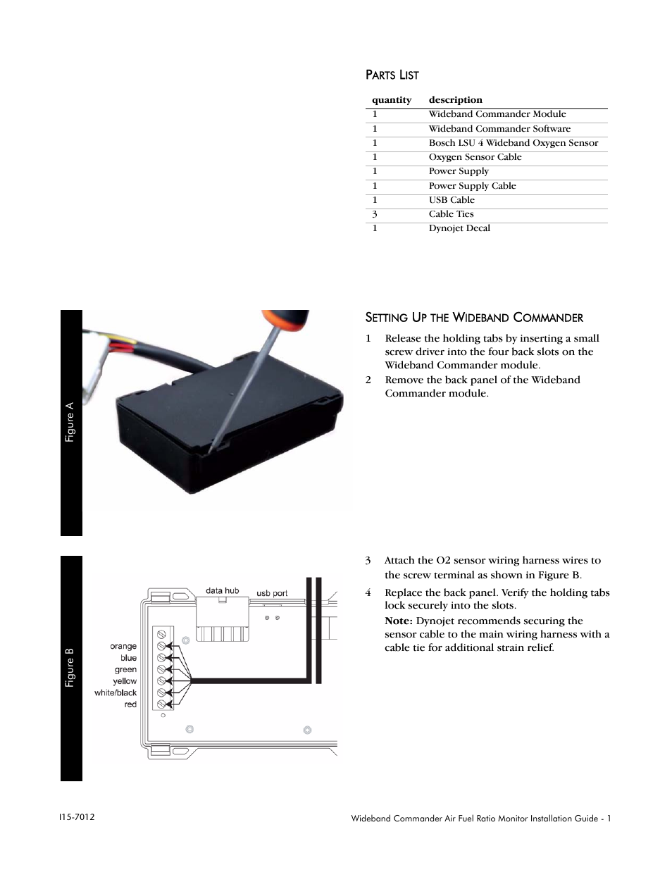 Dynojet Wideband Commander Air/Fuel Ratio Monitor User Manual | Page 3 / 4