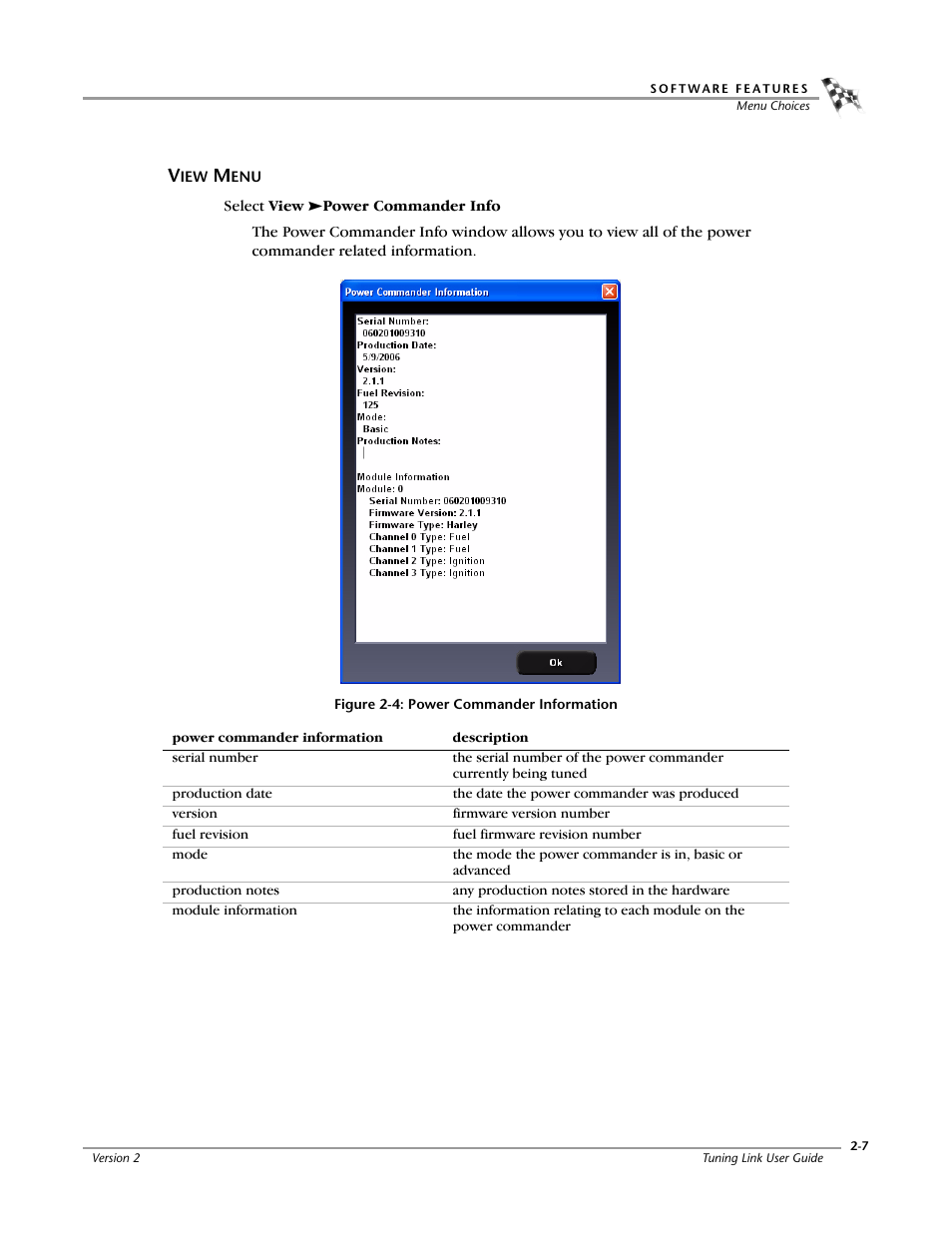 View menu, View menu -7 | Dynojet Tuning Link User Manual | Page 19 / 36