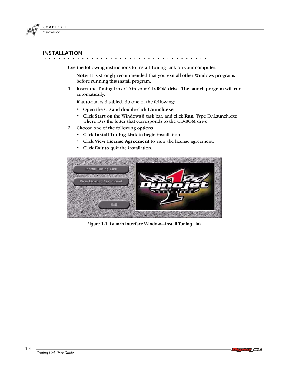Installation | Dynojet Tuning Link User Manual | Page 8 / 36