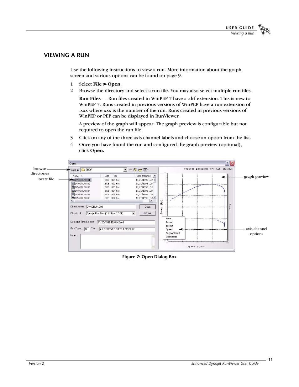 Viewing a run | Dynojet Run Viewer Complete User Manual | Page 15 / 22