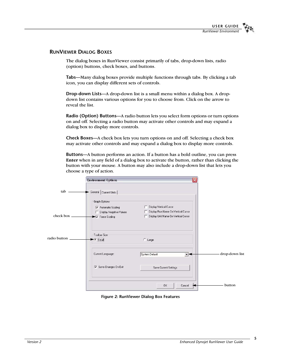 Runviewer dialog boxes | Dynojet Run Viewer Complete User Manual | Page 9 / 22