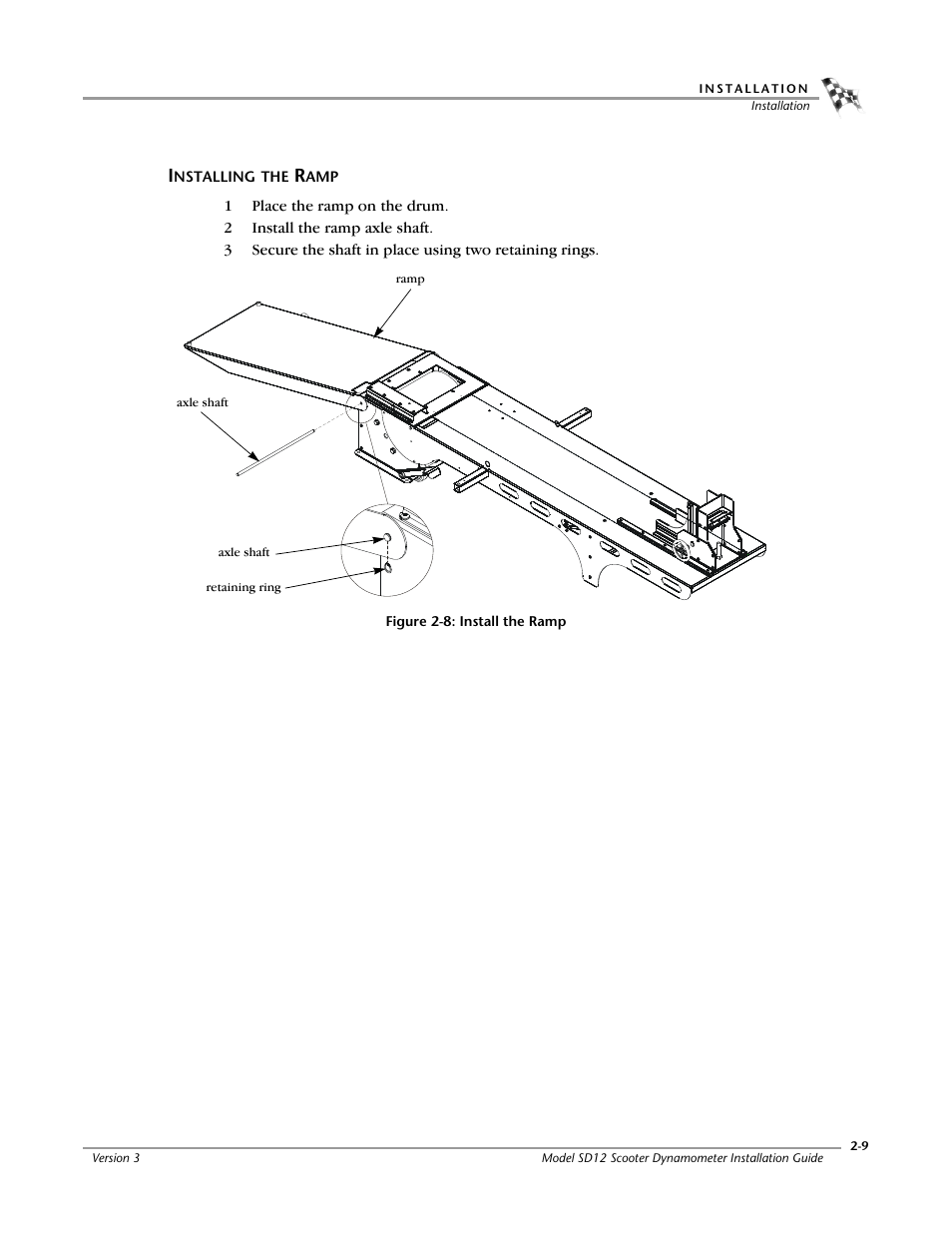 Installing the ramp | Dynojet Scooter Dyno SD-12 Installation Guide User Manual | Page 25 / 44