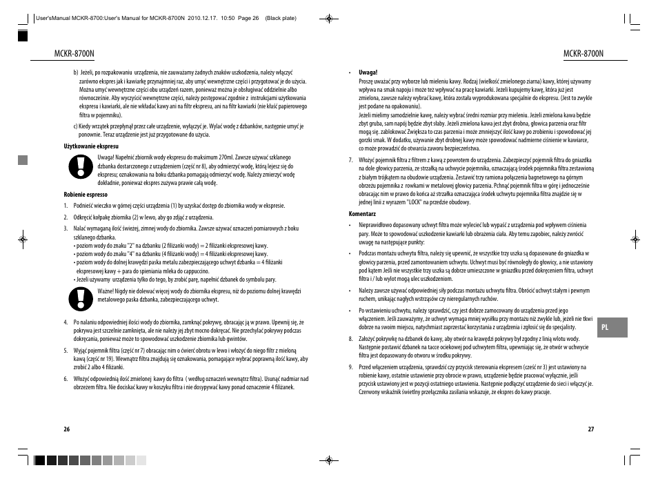 Mckr-8700n | Dyras MCKR-8700N User Manual | Page 14 / 43