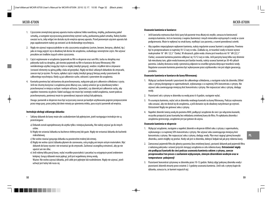 Mckr-8700n | Dyras MCKR-8700N User Manual | Page 17 / 43