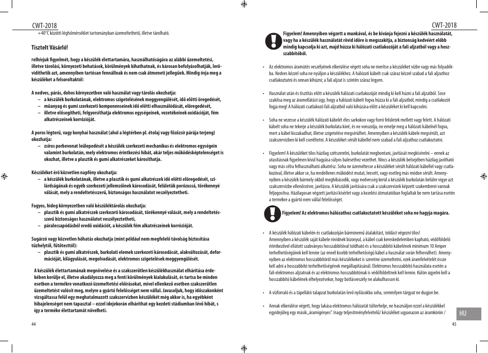 Cwt-2018, Cwt-2018 hu | Dyras CWT-2018 User Manual | Page 23 / 27