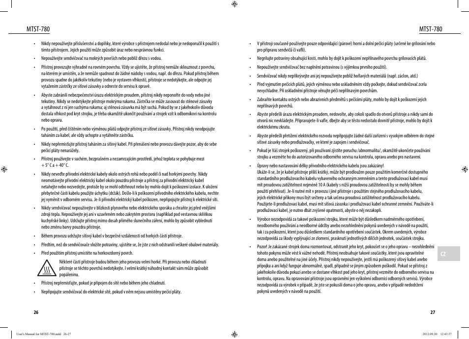 Mtst-780 | Dyras MTST-780 User Manual | Page 14 / 29