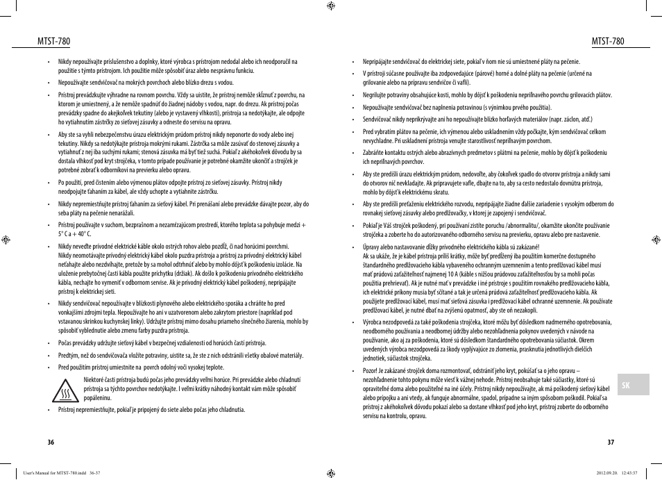 Mtst-780 | Dyras MTST-780 User Manual | Page 19 / 29