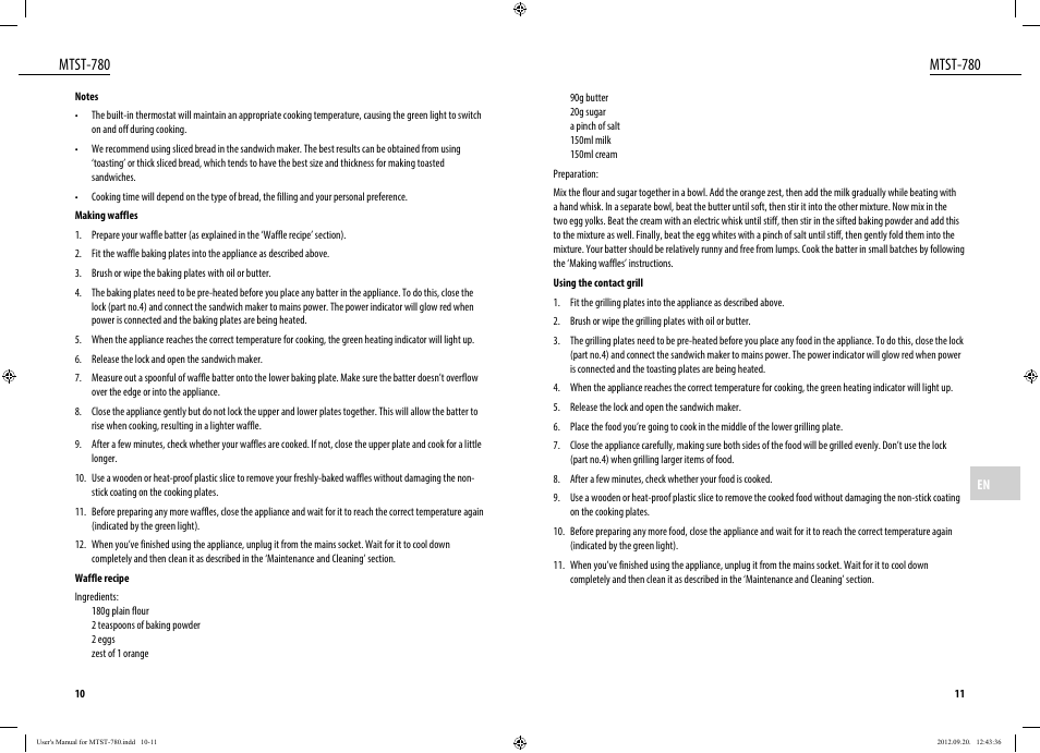 Mtst-780 | Dyras MTST-780 User Manual | Page 6 / 29