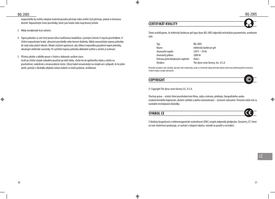 Dyras BQ-200S User Manual | Page 16 / 27