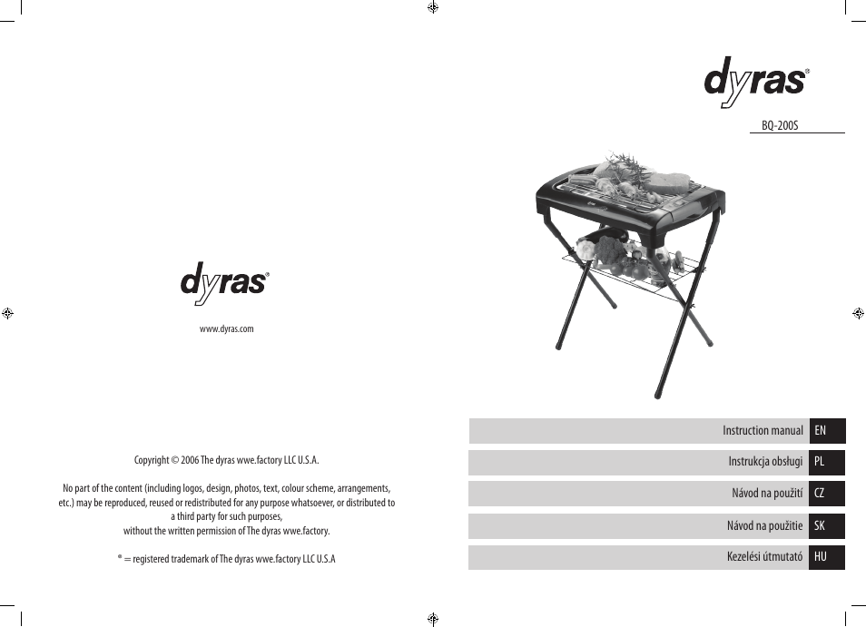 Dyras BQ-200S User Manual | Page 2 / 27