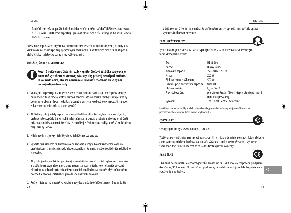 Dyras HDM-202 User Manual | Page 24 / 31