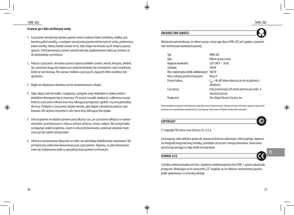 Dyras SHM-282 User Manual | Page 14 / 35
