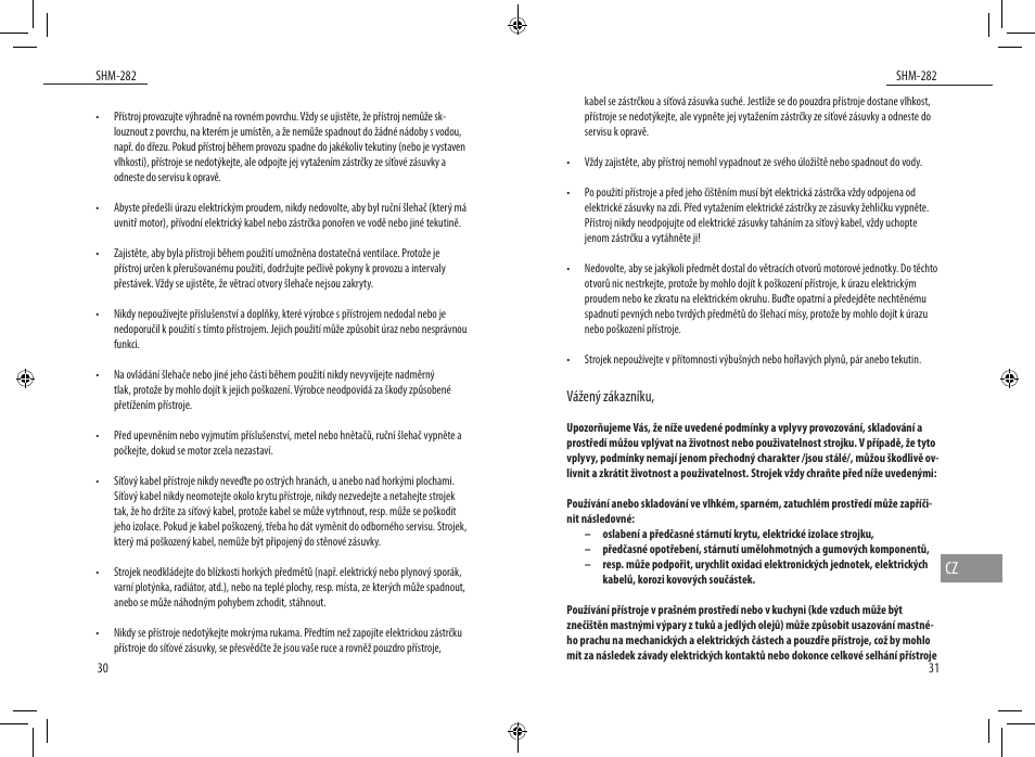 Dyras SHM-282 User Manual | Page 16 / 35