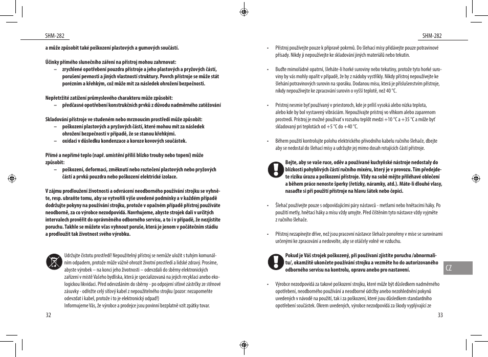 Dyras SHM-282 User Manual | Page 17 / 35