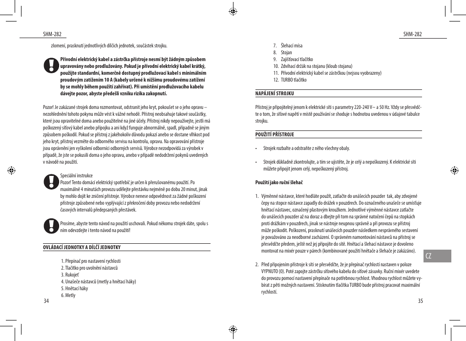 Dyras SHM-282 User Manual | Page 18 / 35