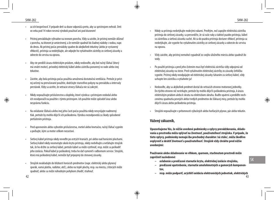 Dyras SHM-282 User Manual | Page 22 / 35