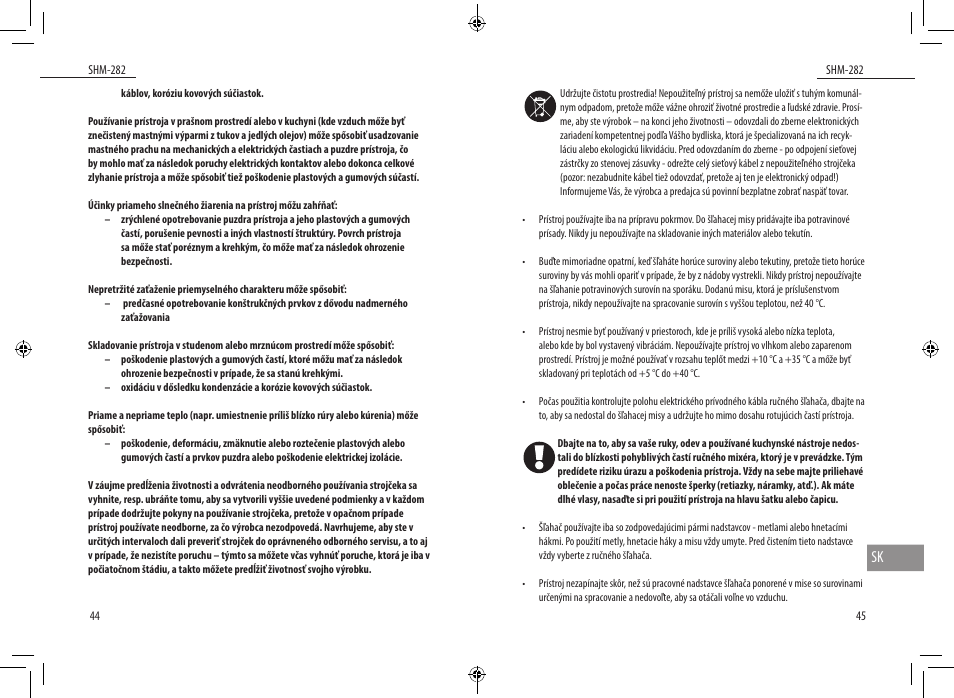 Dyras SHM-282 User Manual | Page 23 / 35