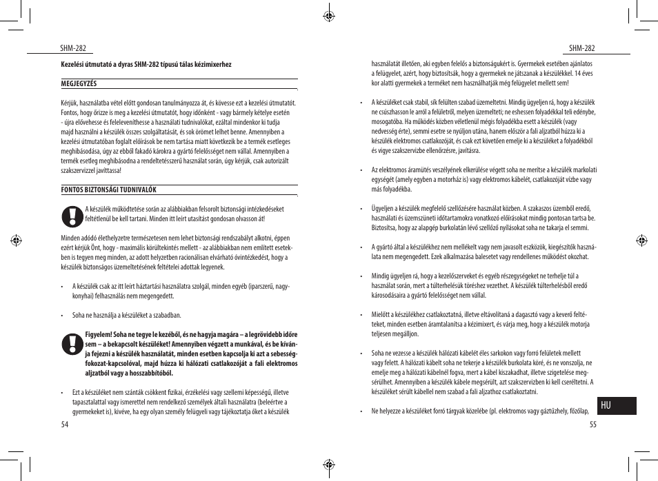 Dyras SHM-282 User Manual | Page 28 / 35