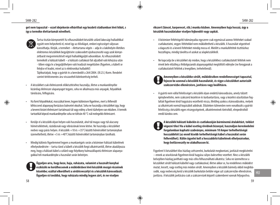 Dyras SHM-282 User Manual | Page 30 / 35