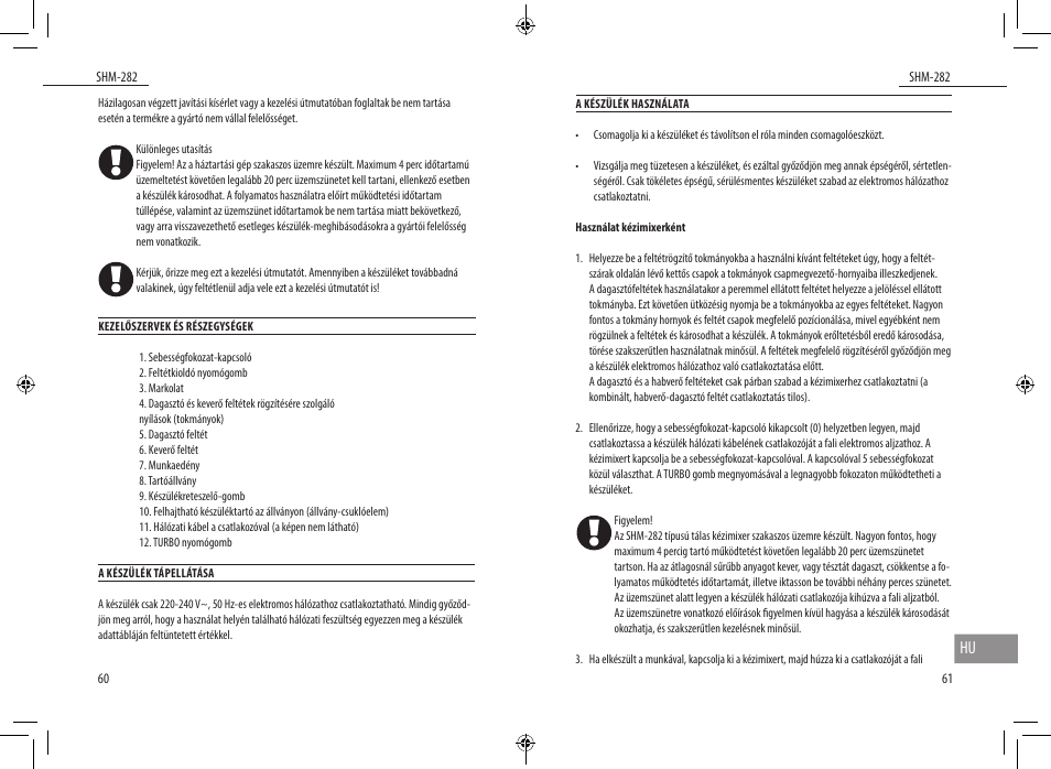 Dyras SHM-282 User Manual | Page 31 / 35