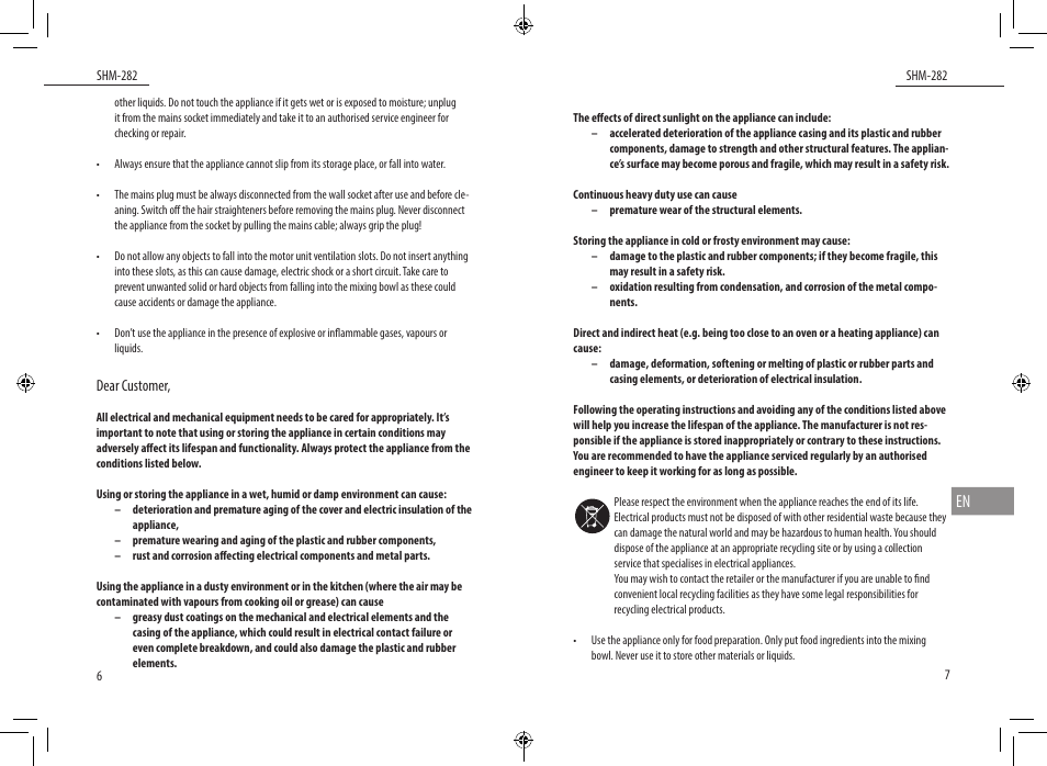 Dyras SHM-282 User Manual | Page 4 / 35