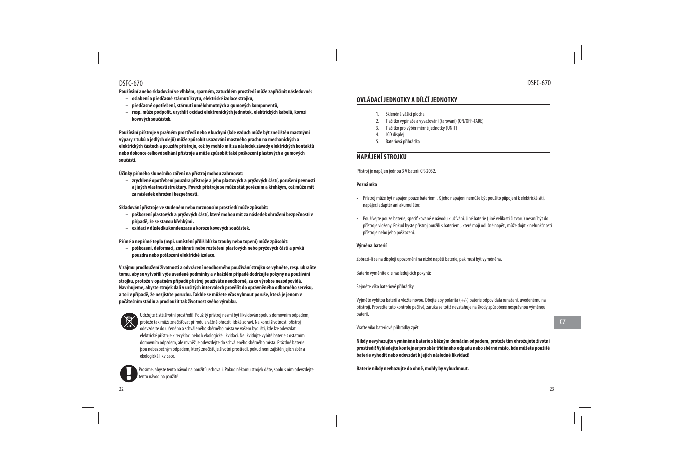 Dyras DSFC-670 User Manual | Page 12 / 27