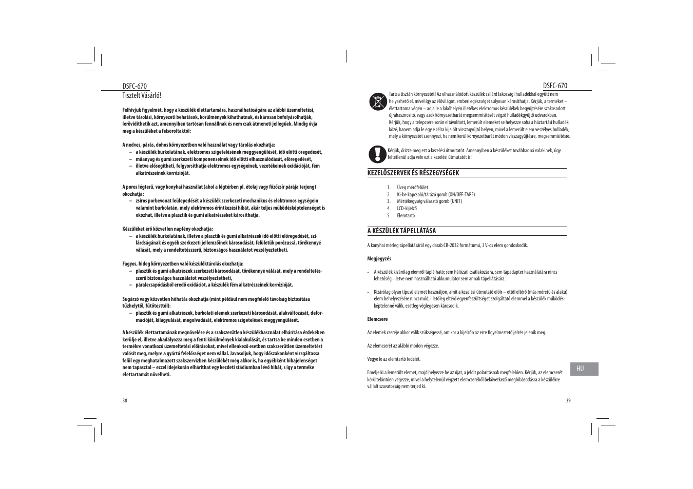 Dyras DSFC-670 User Manual | Page 20 / 27