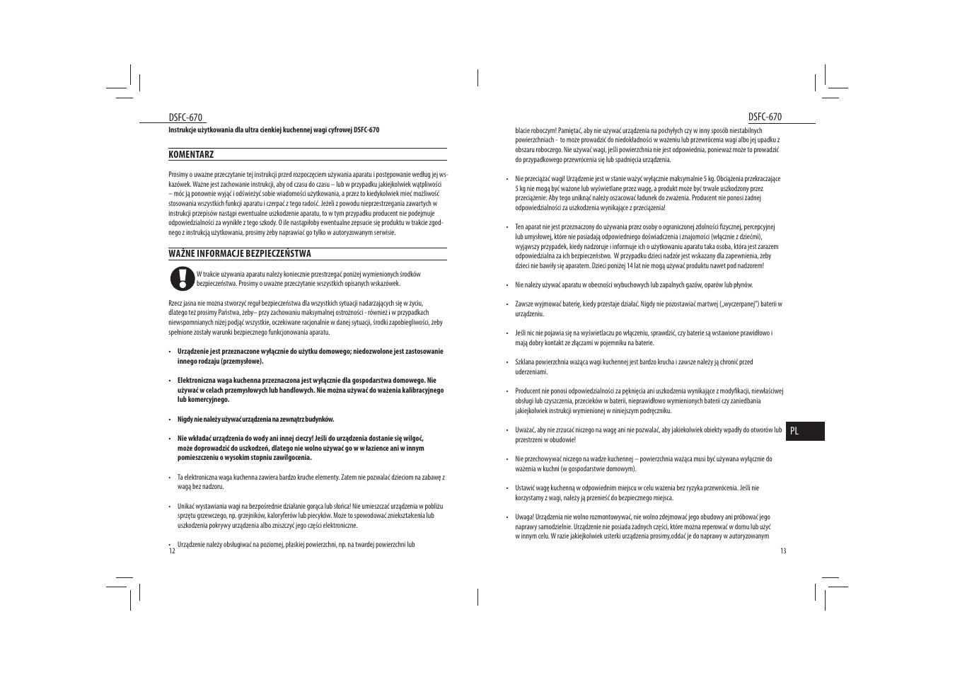 Dyras DSFC-670 User Manual | Page 7 / 27