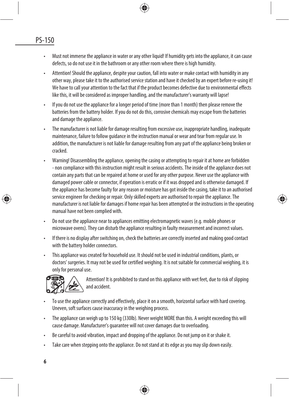Ps-150 | Dyras PS-150 User Manual | Page 6 / 41
