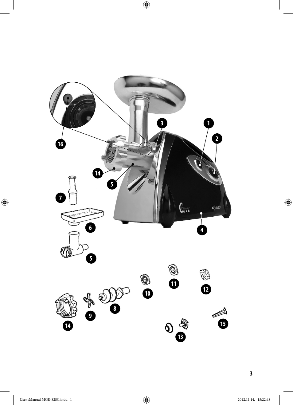Dyras MGR-828C User Manual | 57 pages
