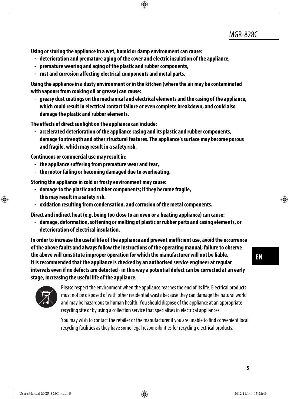 Mgr-828c | Dyras MGR-828C User Manual | Page 5 / 57