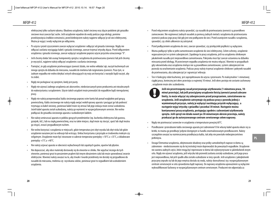 Mfop-412 | Dyras MFOP-412 User Manual | Page 11 / 41