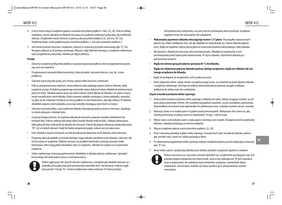 Mfop-412 | Dyras MFOP-412 User Manual | Page 14 / 41