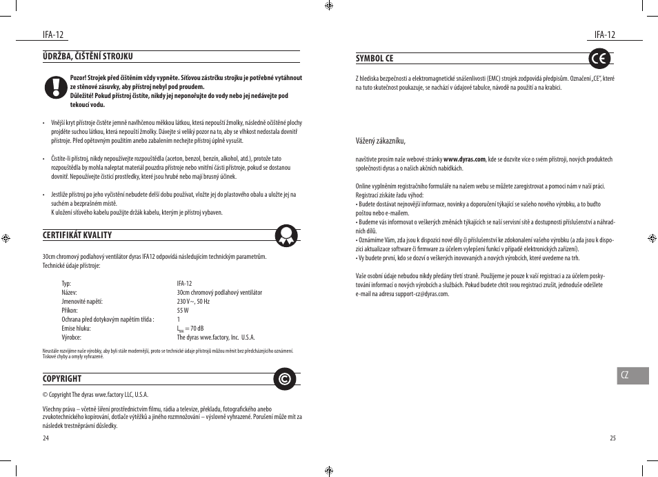 Dyras IFA-12 User Manual | Page 13 / 21