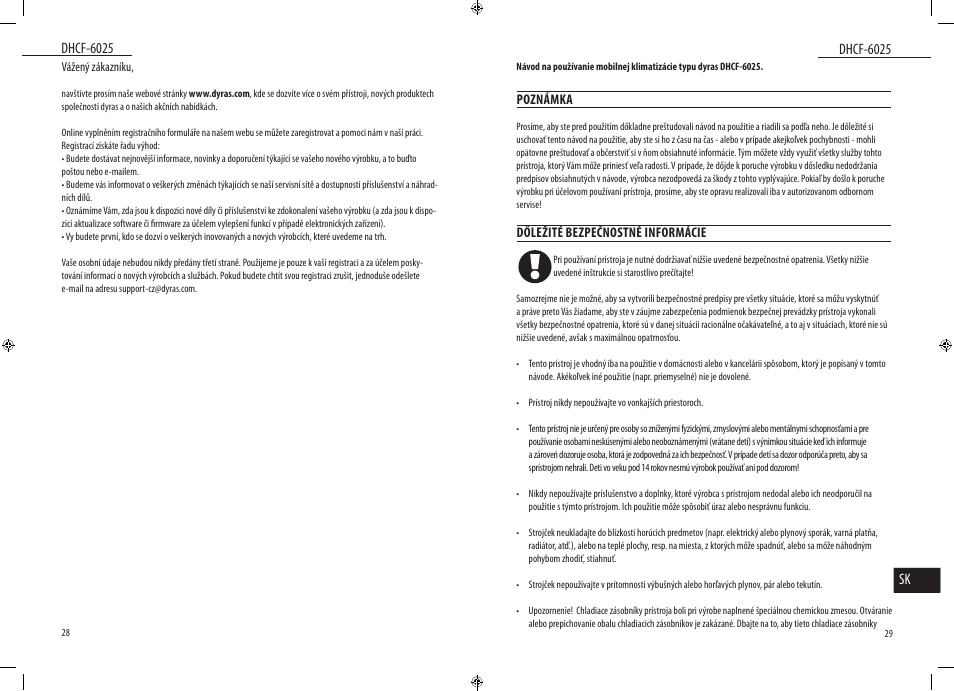 Dyras DHCF-6025 User Manual | Page 15 / 23