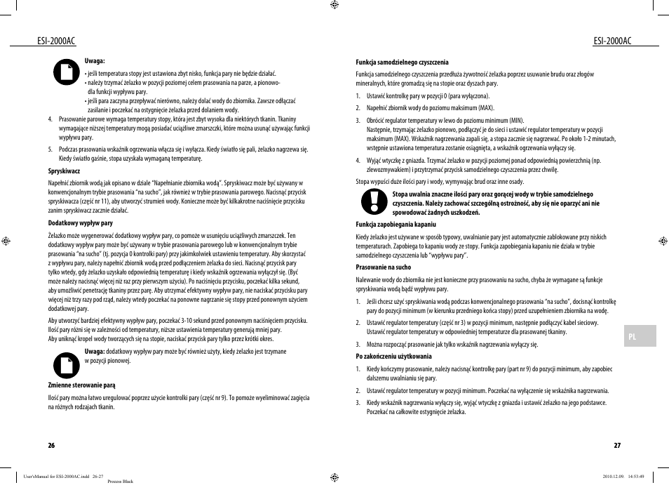 Esi-2000ac | Dyras ESI-2000AC User Manual | Page 14 / 39