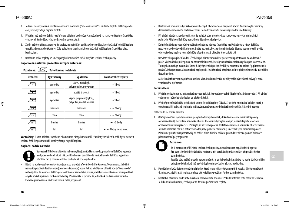 Esi-2000ac | Dyras ESI-2000AC User Manual | Page 20 / 39