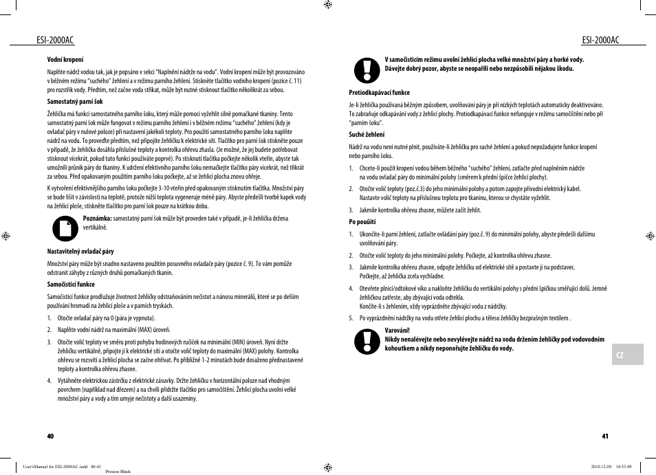 Esi-2000ac | Dyras ESI-2000AC User Manual | Page 21 / 39