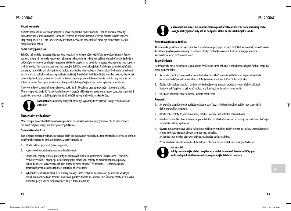 Esi-2000ac | Dyras ESI-2000AC User Manual | Page 28 / 39