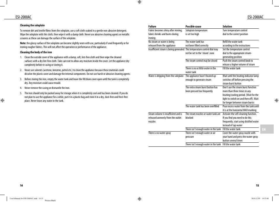 Esi-2000ac | Dyras ESI-2000AC User Manual | Page 8 / 39