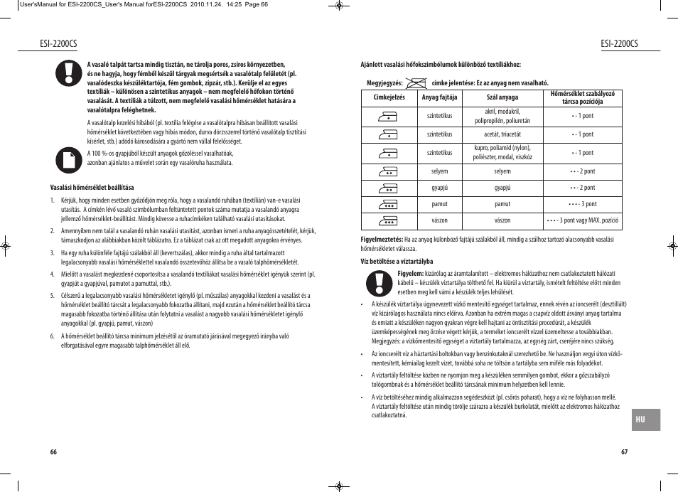 Esi-2200cs | Dyras ESI-2200CS User Manual | Page 34 / 39