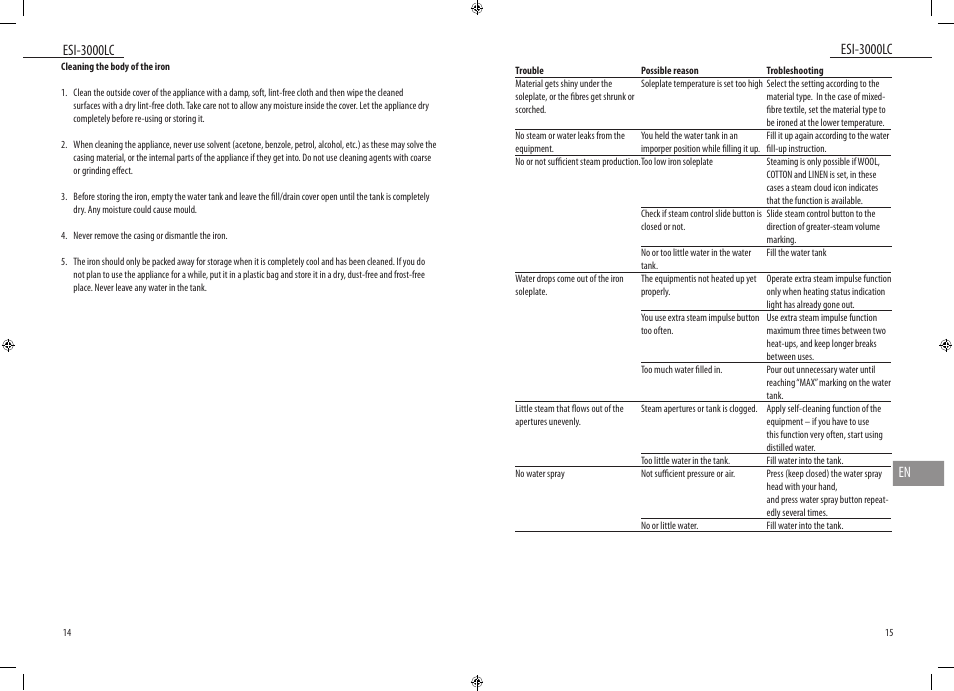 Dyras ESI-3000LC User Manual | Page 8 / 37