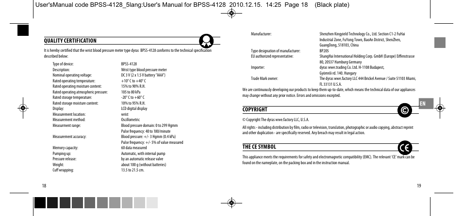 Dyras BPSS-4128 User Manual | Page 10 / 47
